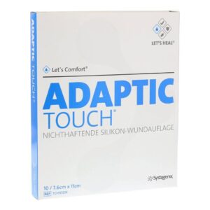 Adaptic Touch Non-Adhesive Silicone Dressing 7.6cm x 11cm | 10 Pcs