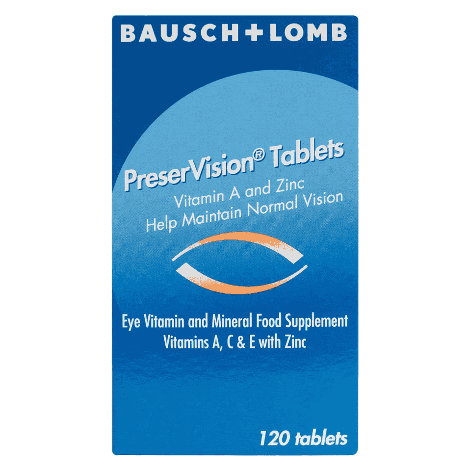Bausch & Lomb PreserVision 120 Tablets