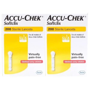 Accu Chek Softclix Lancets 200 Sterile Pack : 2