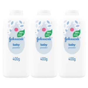 Johnson's Baby Regular Natural Powder 400g Pack : 3