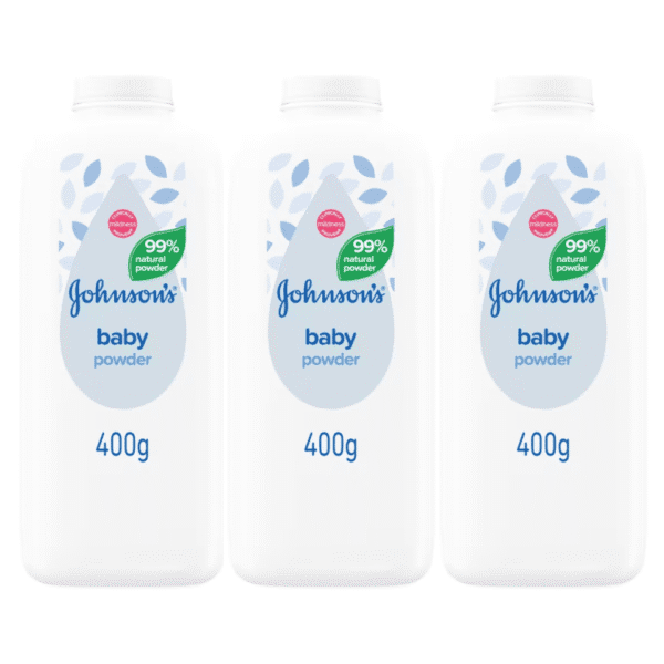 Johnson's Baby Regular Natural Powder 400g Pack : 3