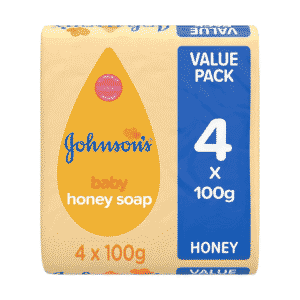 Johnson's Baby Soap with Honey 100g 4 pack