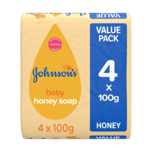 Johnson's Baby Soap with Honey 100g 4 pack