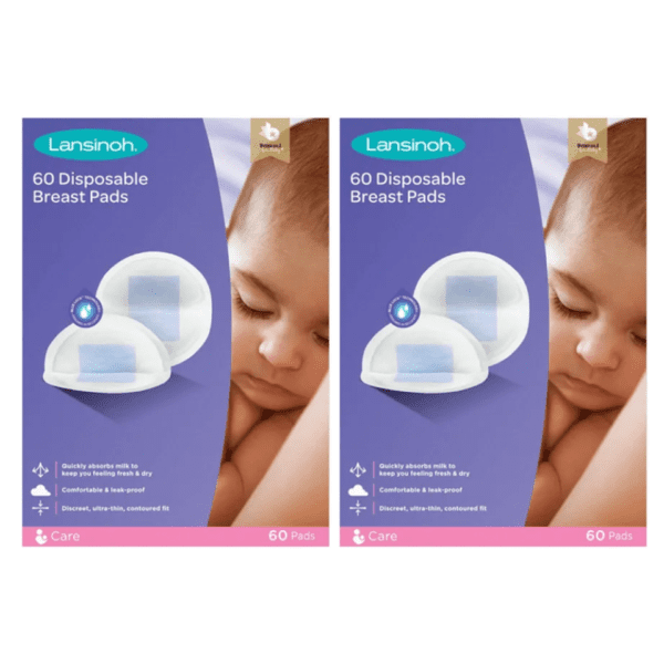 Lansinoh Disposable Nursing Breast 60 Pads Pack : 2