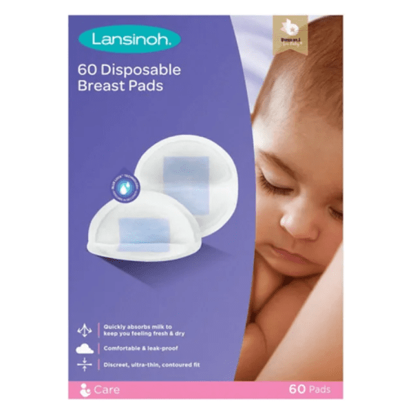 Lansinoh Disposable Nursing Breast 60 Pads Pack : 2