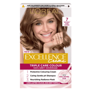 L’Oreal Paris Excellence Creme 7 Natural Dark Blonde Permanent Hair Dye Pack : 2