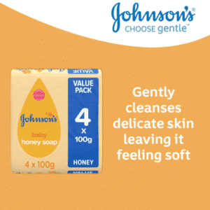 Johnson’s Baby Soap with Honey 100g 4 pack Johnson's Baby Soap with Honey 100g 4 pack
