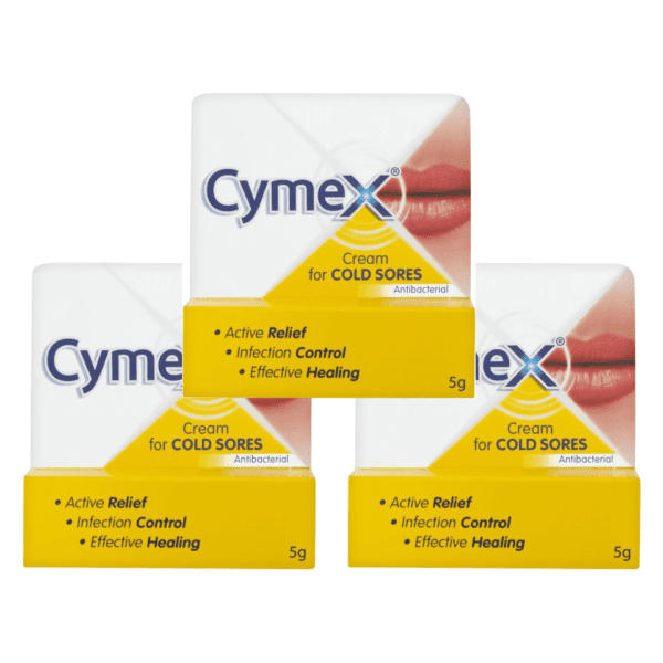 Cymex Cold Sore & Lip Cream 5g Pack : 3