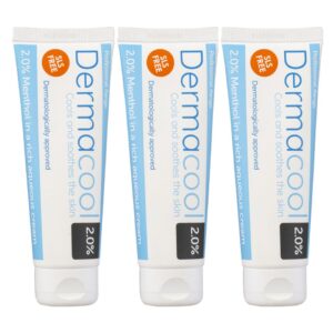 Dermacool Plus 2% Menthol Aqueous Cream 100g Pack : 3