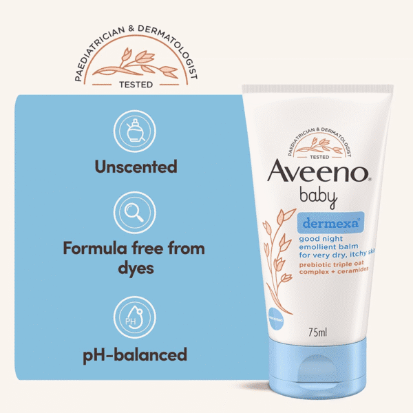 Aveeno Dermexa Night Time Relief Balm 75ml