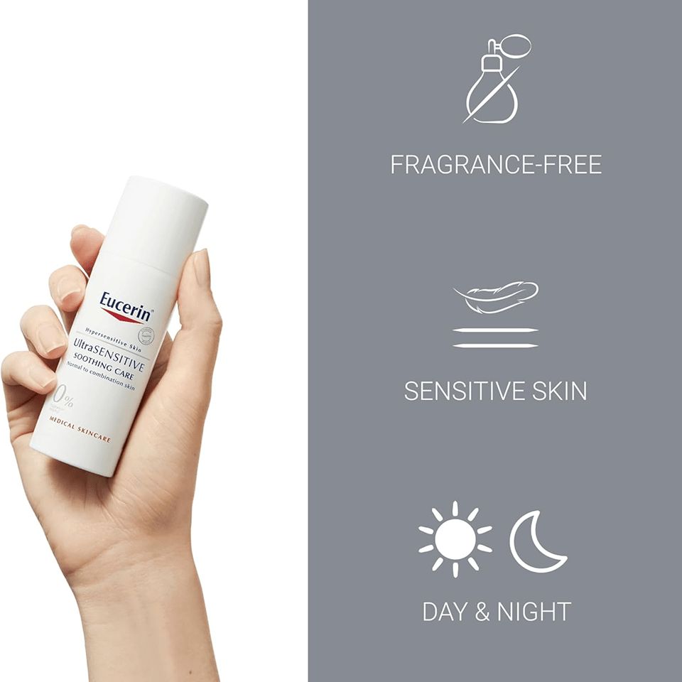 Eucerin UltraSensitive Soothing Care Cream Normal to Combination Skin 50ml