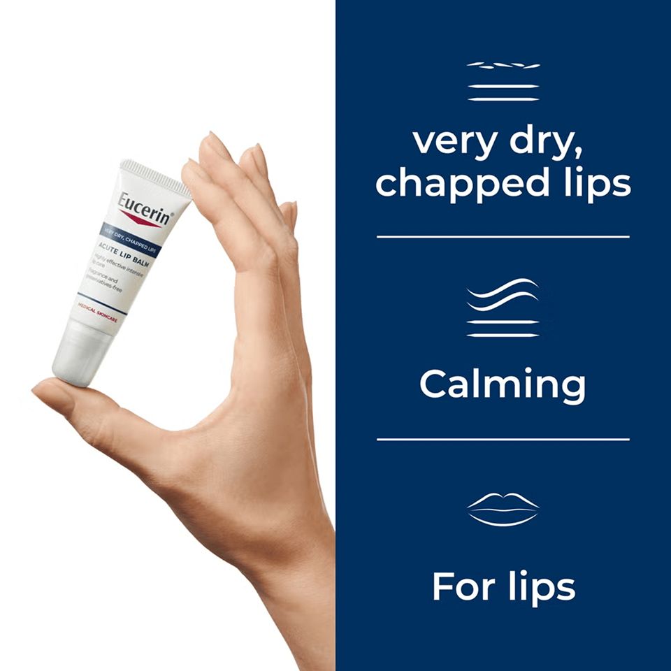 Eucerin Acute Lip Balm 10ml for Very Dry